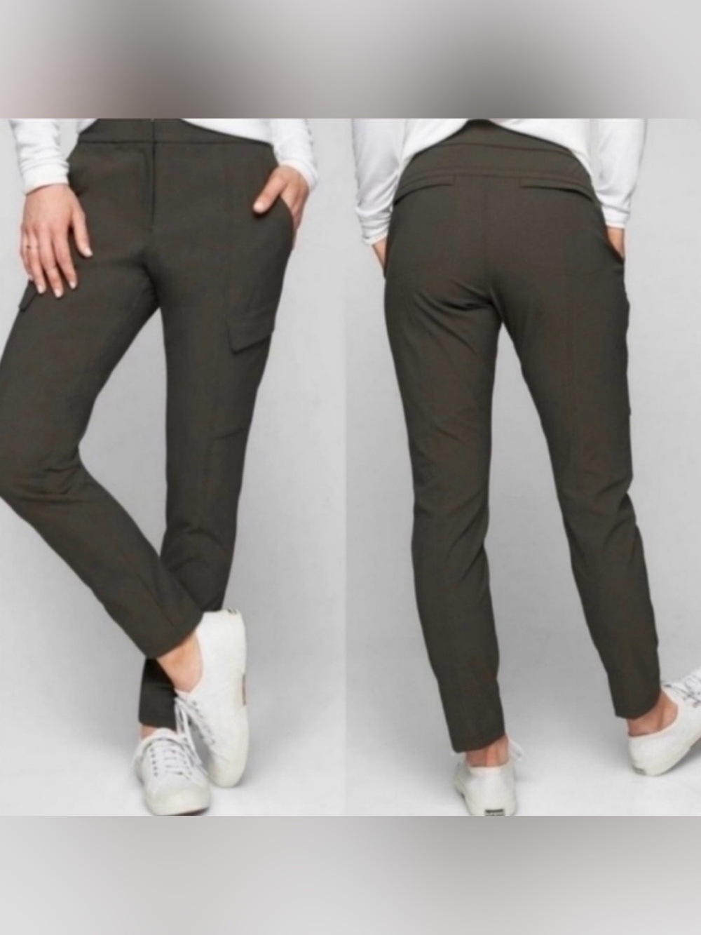 Athleta Wander Utility Pant Green 4 Tall